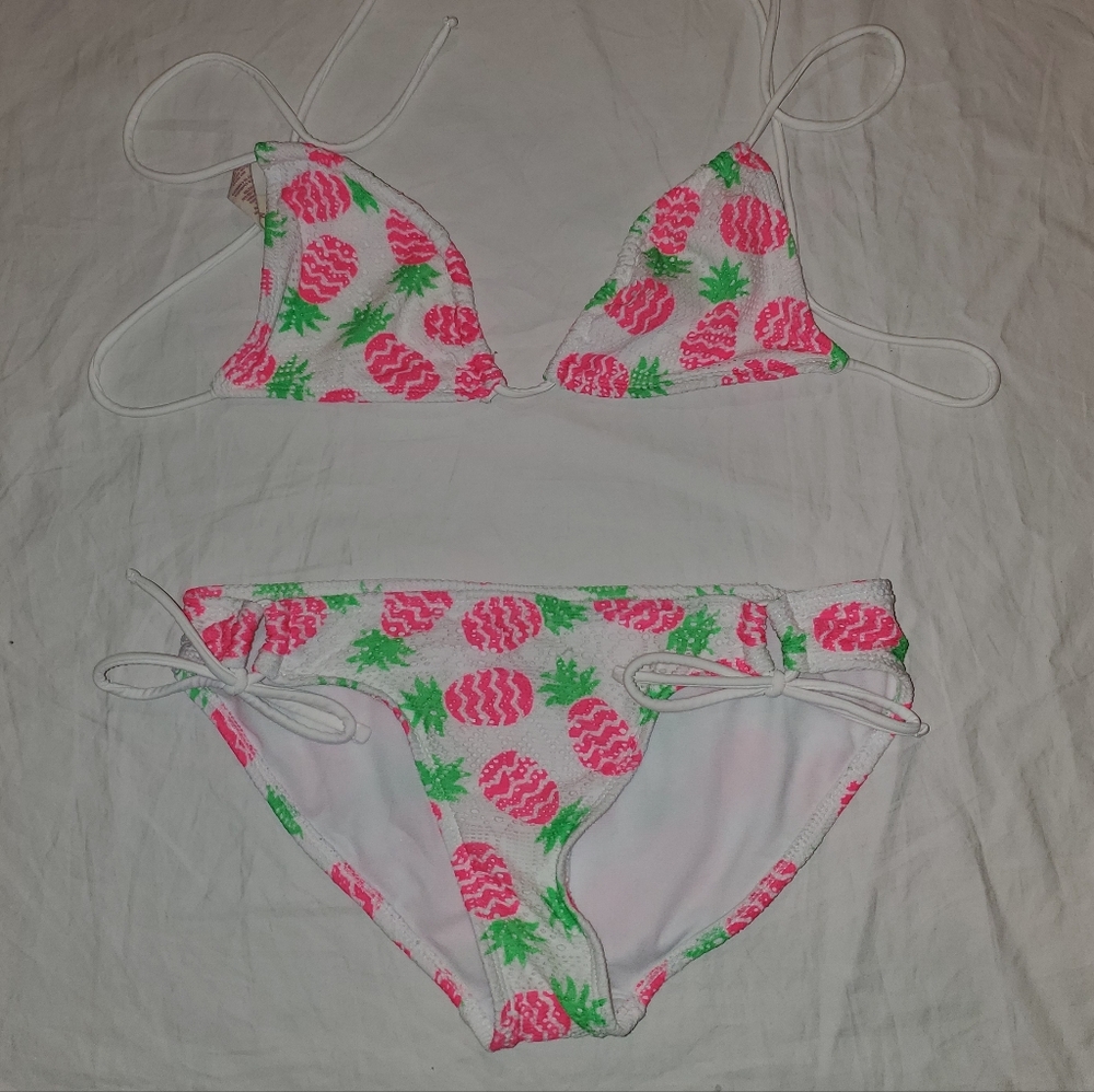 OP Pineapple Crochet Bikini